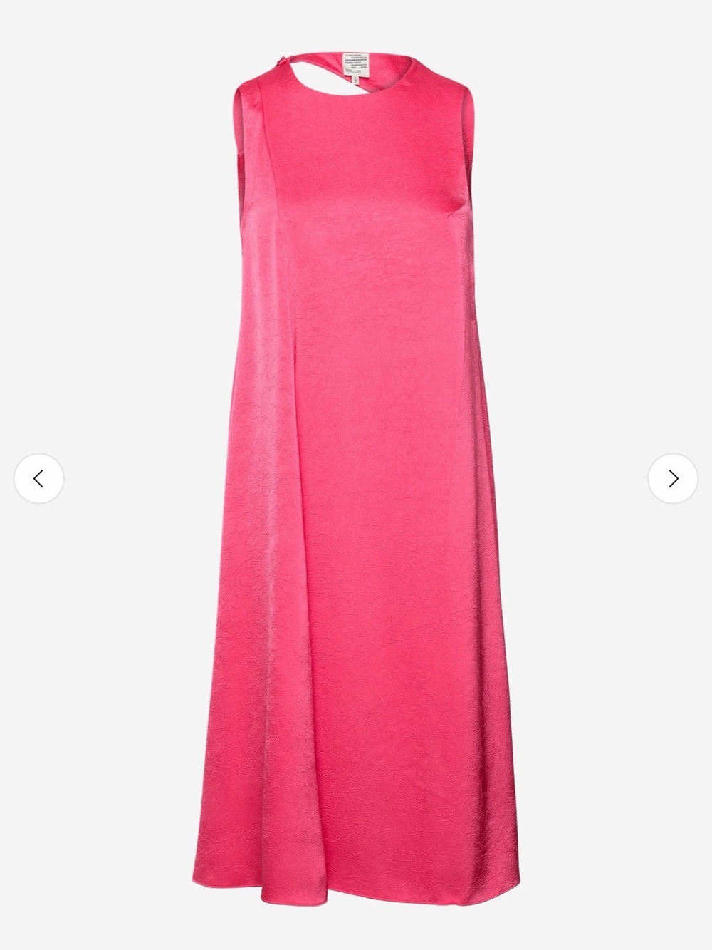 Baum und pferdgarten Coctail Sleeveless Hot Pink Midi A-Line Dress